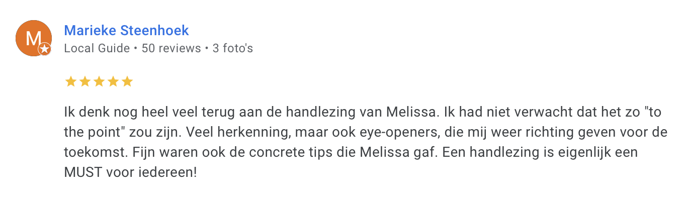Review handleeskunde - Marieke