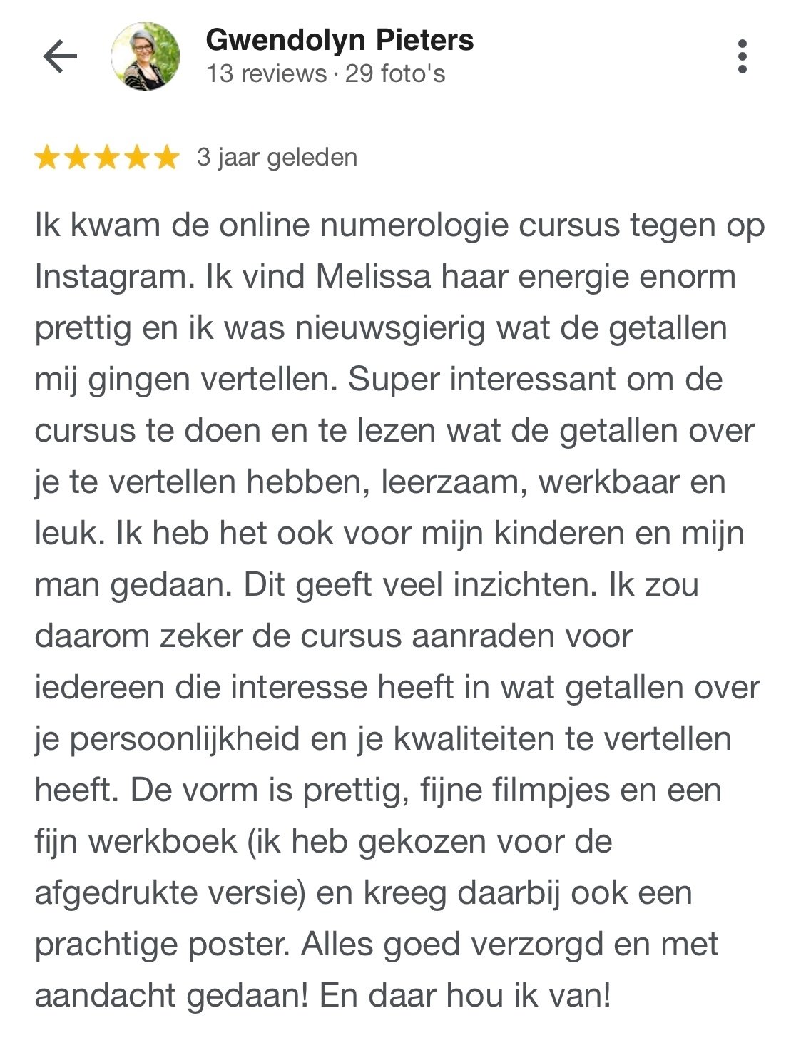 Review Numerologie Gwendolyn