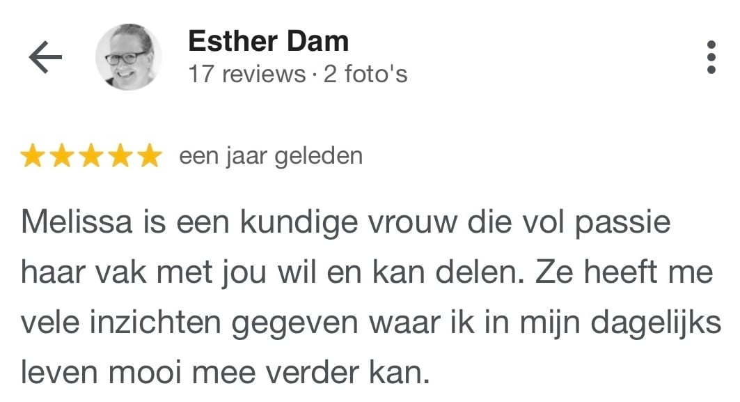 Review online cursussen - Esther