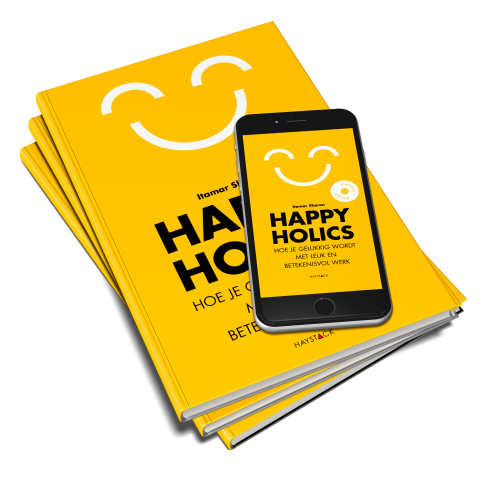 Gratis het happyholics boek met alles over werkgeluk