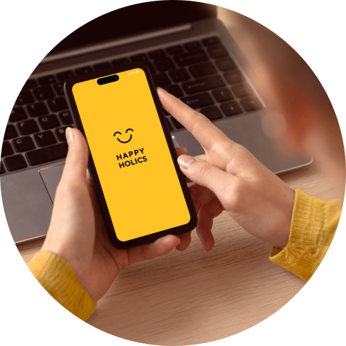 Meet het werkgeluk in jouw organisatie met de Happyholics app