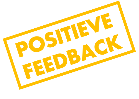Geef positieve feedback