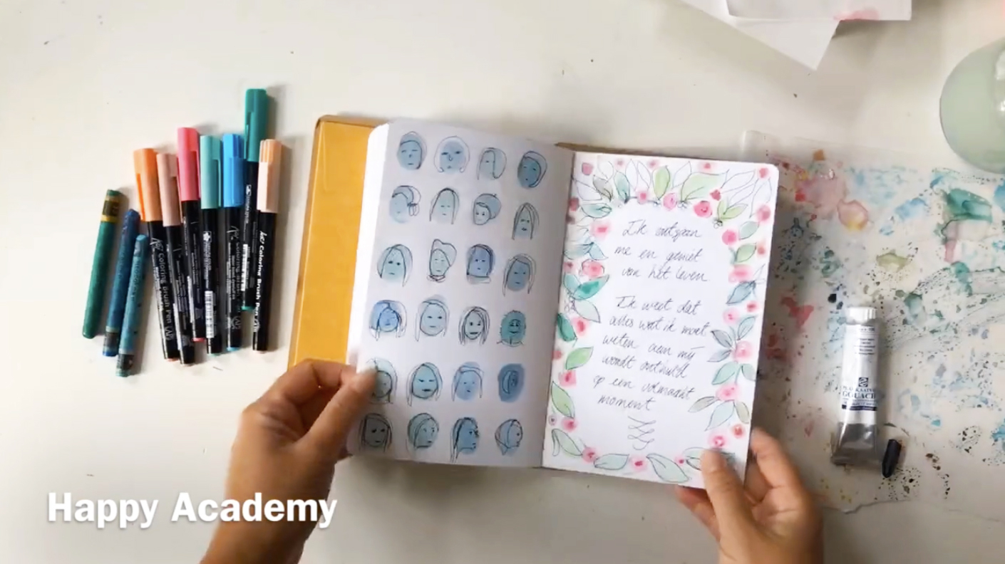 Happy Academy schetsboek magie