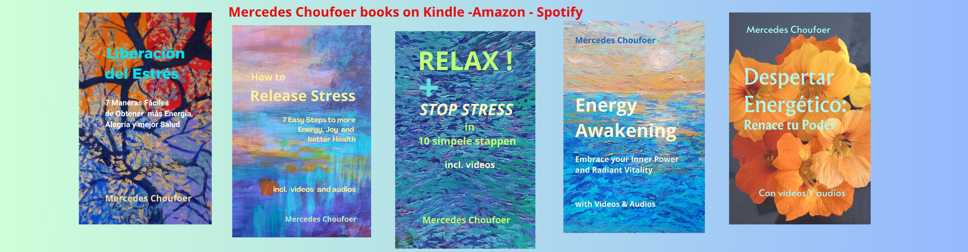Amazon covers my books