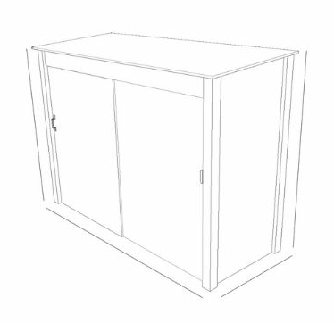 configurator_kast Douglas houten tuinkasten