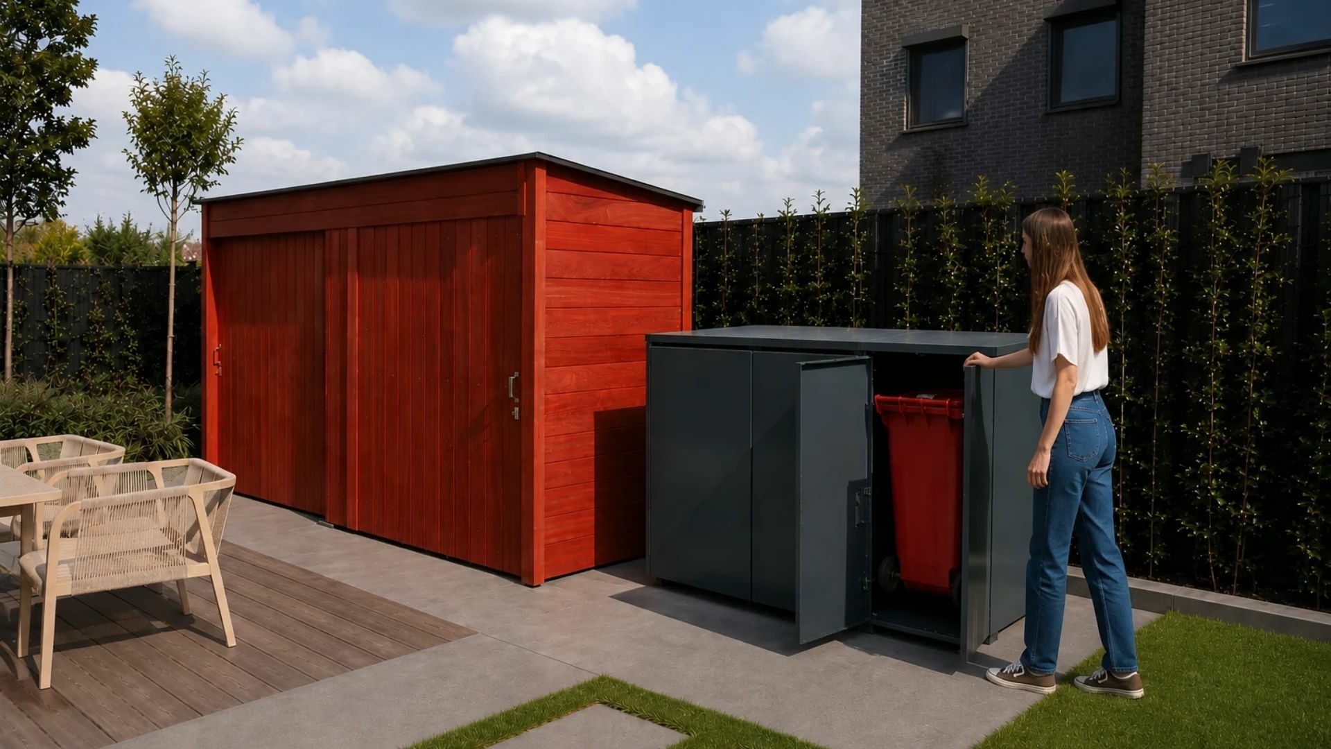 foto dukin en hartholt-woodworks Hardhouten tuinkasten en DUKIN klikobergingen