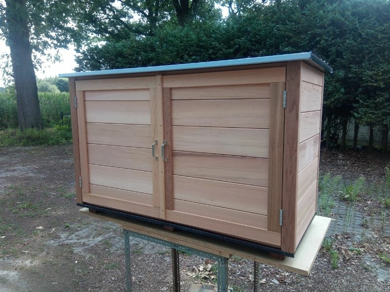 Alle tuinkasten - hardhouten opbergkastje