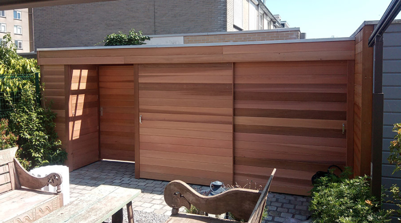 Hoe voorkom je groene aanslag op hout?