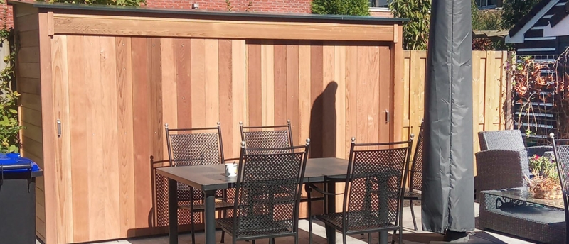 Wat te doen … als het niet past in een tuinkast?