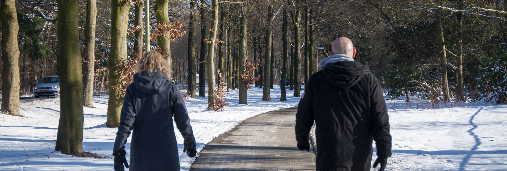 wandelcoaching in de sneeuw