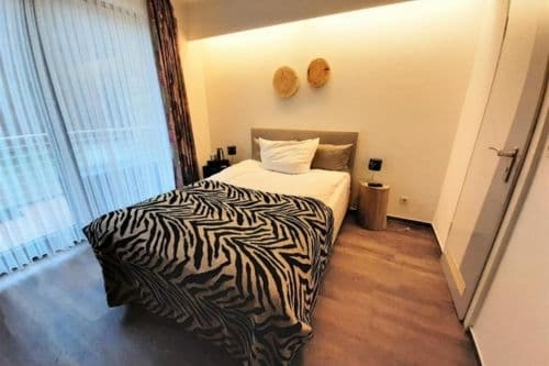 Comfortabele eenspersoonskamer bij boutique hotel Harz Hotel Iris