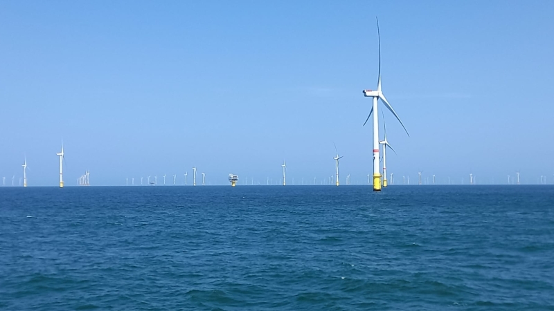 Cameraman Pollux North Sea Wind Park Turbine