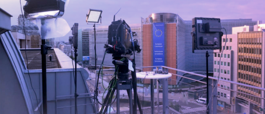 The best live position for journalists in Brussels