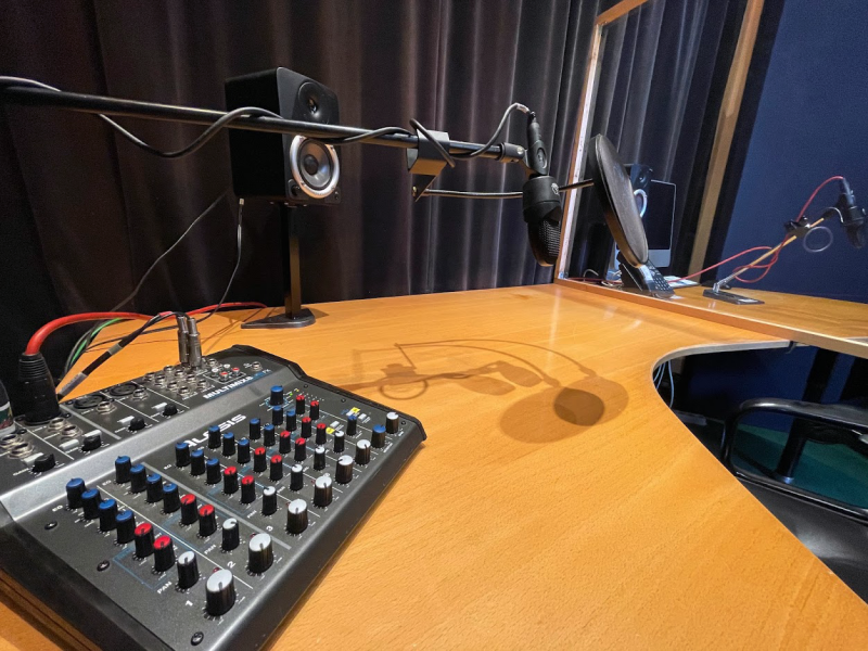 Podcast recording studio Brussels