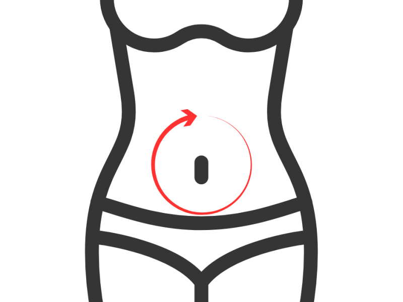 vacuum bodydrainer voor de buik