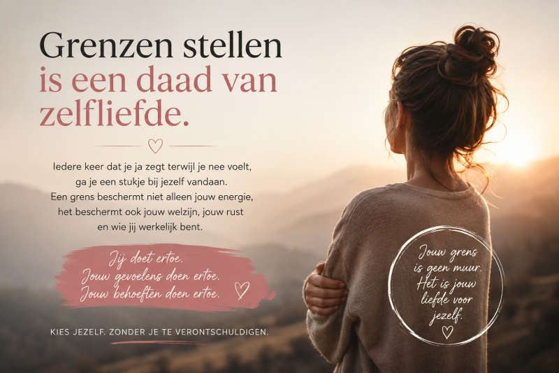 Grenzen stellen button