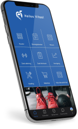 Iphone Android Smartphone app Virtuagym rooster afslanken oefeningen progressie sporten PT PT Voortgang