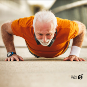 Krachttraining voor senioren mannen die weer fit en krachtig willen worden en conditie willen verbeteren. Heiloo Vitaal, sportschool, krachttraining voor ouderen.
