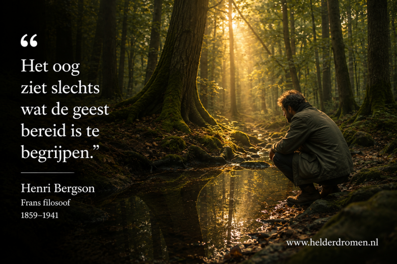 quote bergson Waarom vertrouwen op je intuïtie het kompas in je leven is... Helder dromen wijst je de weg