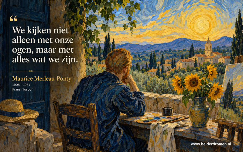 quote maurice ponty Hoe laat Gayle Delaney je zelf ontdekken wat je droom betekent? Helder dromen wijst je de weg