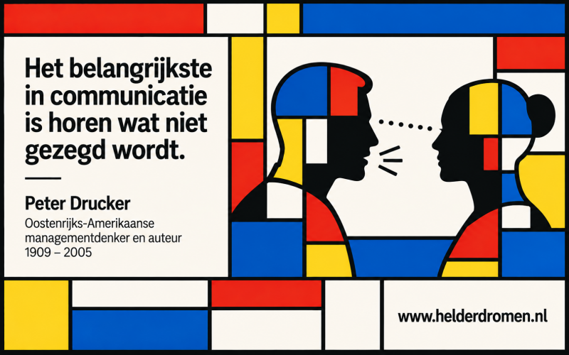 Helder dromen wijst je de weg