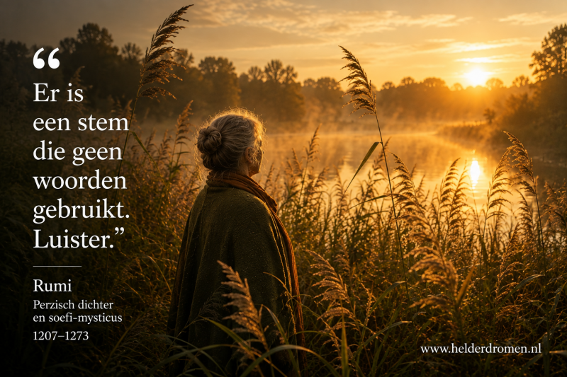 quote rumi Waarom vertrouwen op je intuïtie het kompas in je leven is... Helder dromen wijst je de weg
