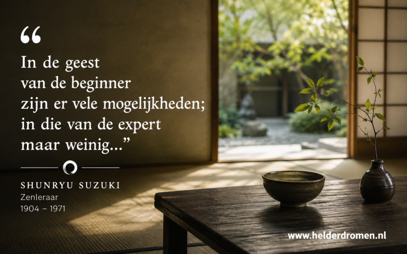 Helder dromen wijst je de weg