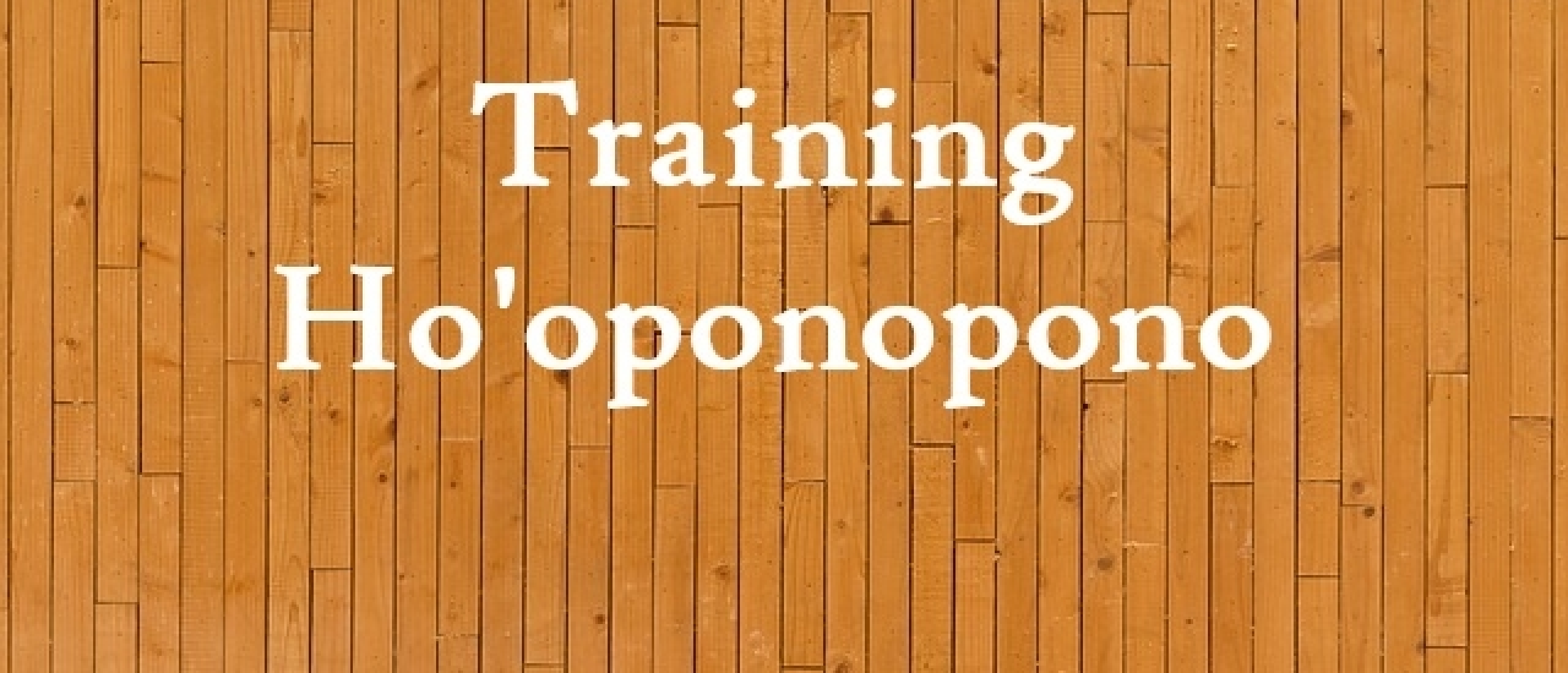 Training ho'oponopono