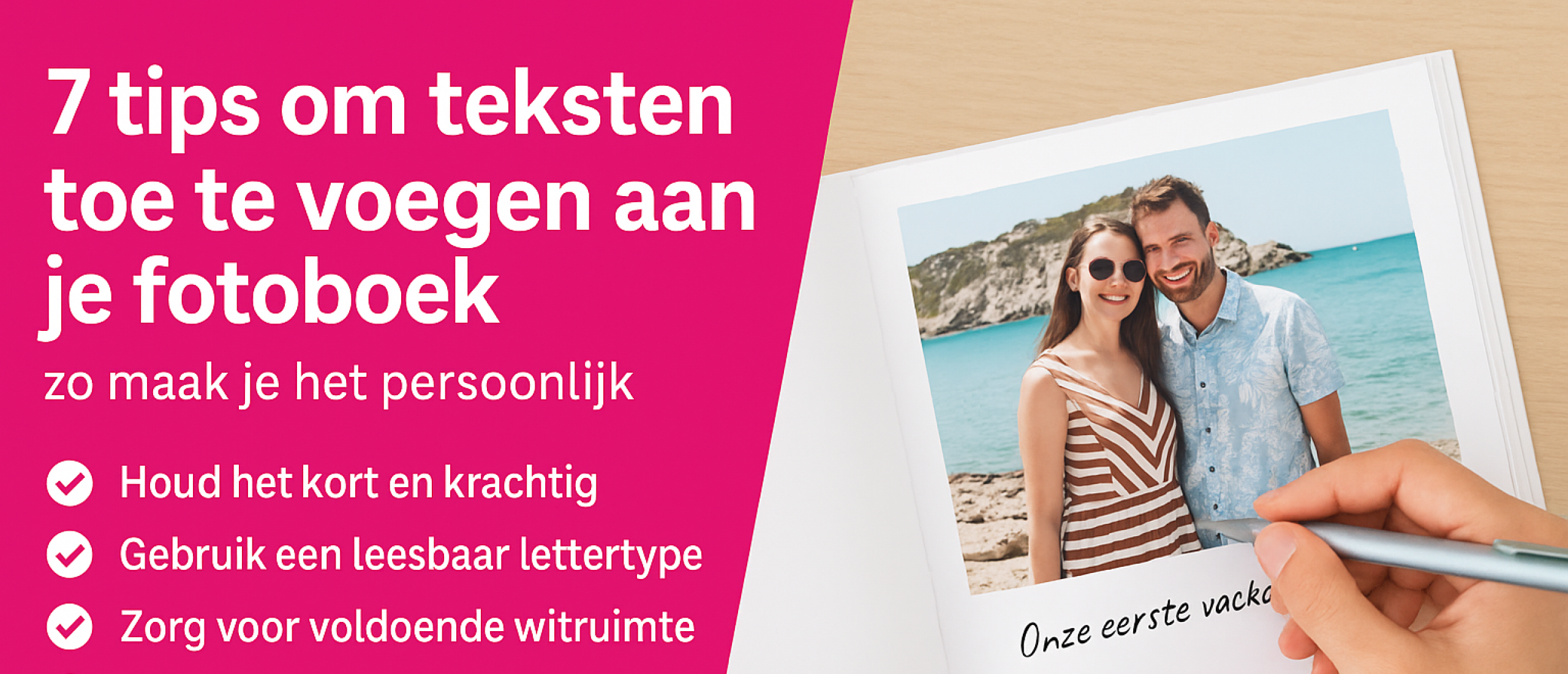 7 tips om teksten toe te voegen aan je fotoboek | zo maak je het persoonlijk
