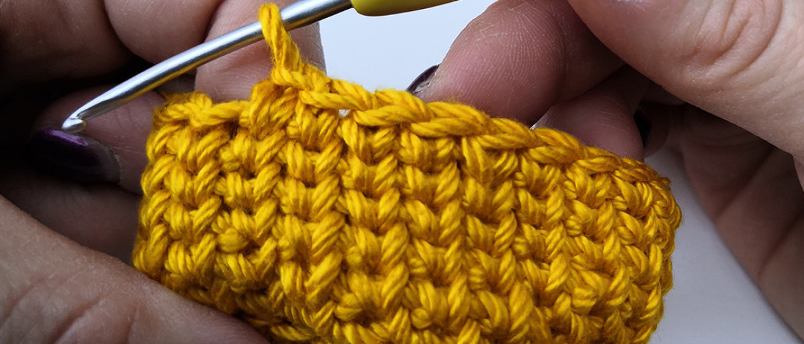 Gespleten vaste (split single crochet)