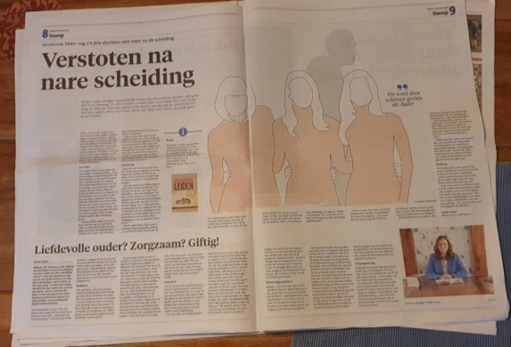 Artikel over scheiden in Noordhollands Dagblad