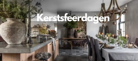 Beleef landelijke kerstinspiratie tijdens de kerstsfeerdag bij Hillary'sHome open huis 2024. - Hillary'sHome