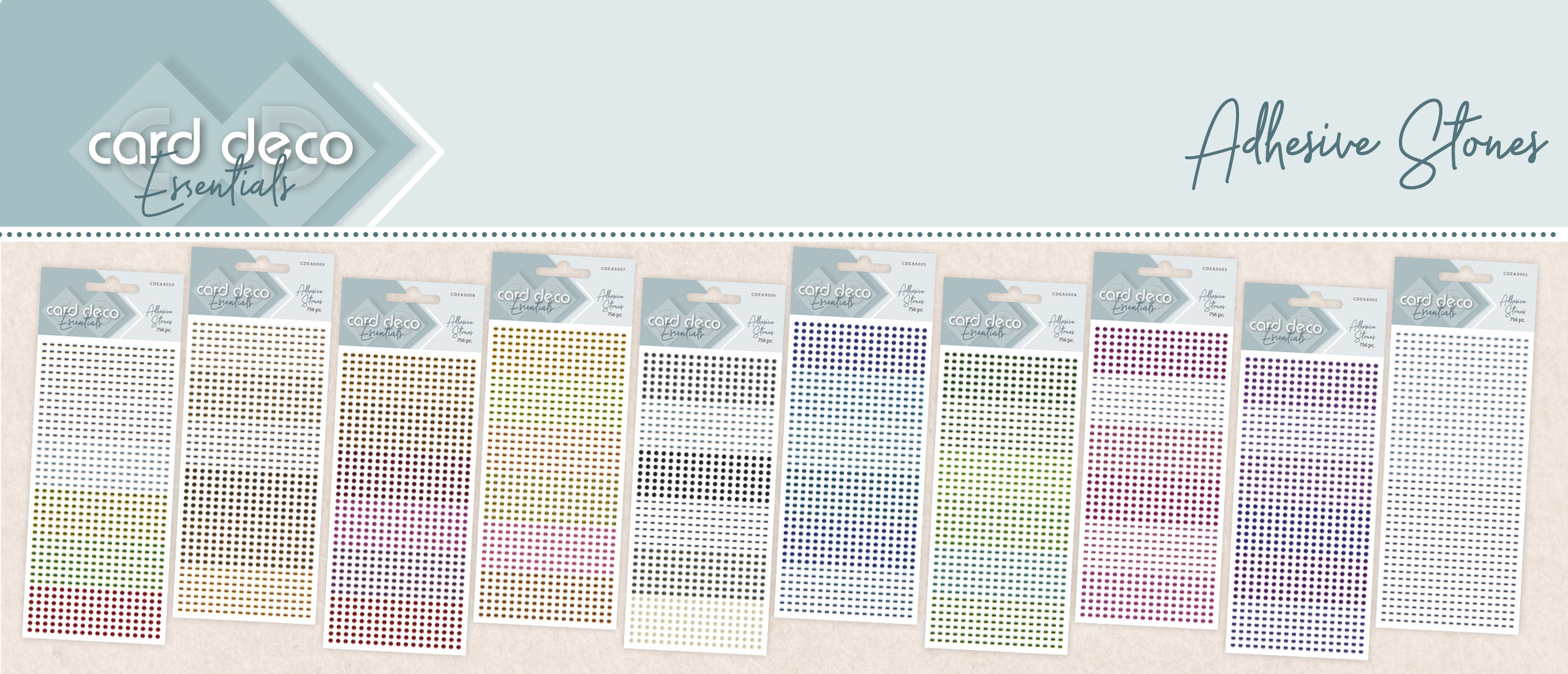 New: Card Deco Essentials Adhesive Stones