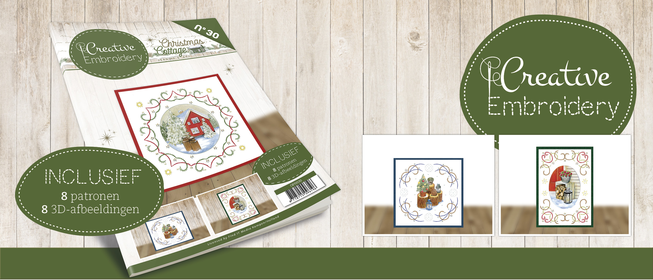 Creative Embroidery 30 - Jeanine's Art - Christmas Cottage