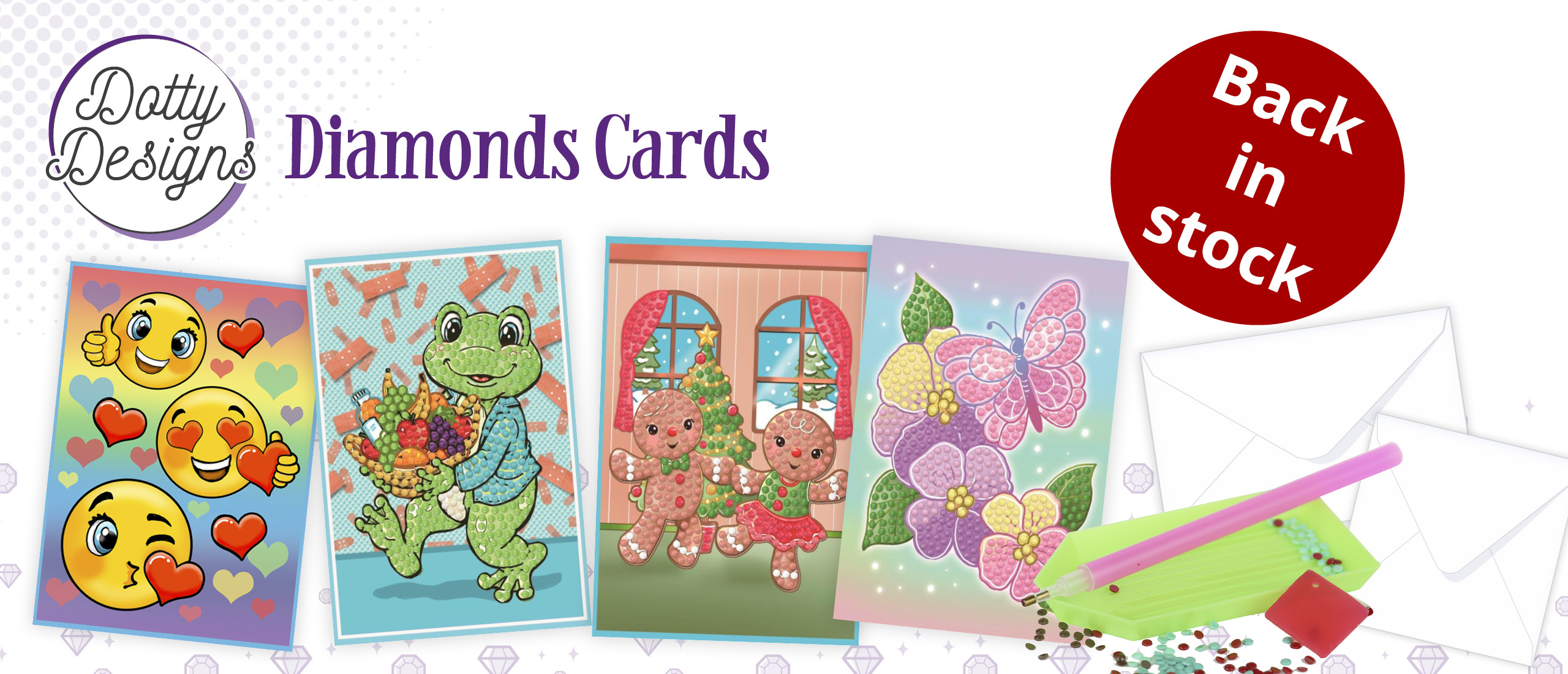 💎 Back in Stock! Diamonds Cards!💎 Nr 6,8, 12 en 20