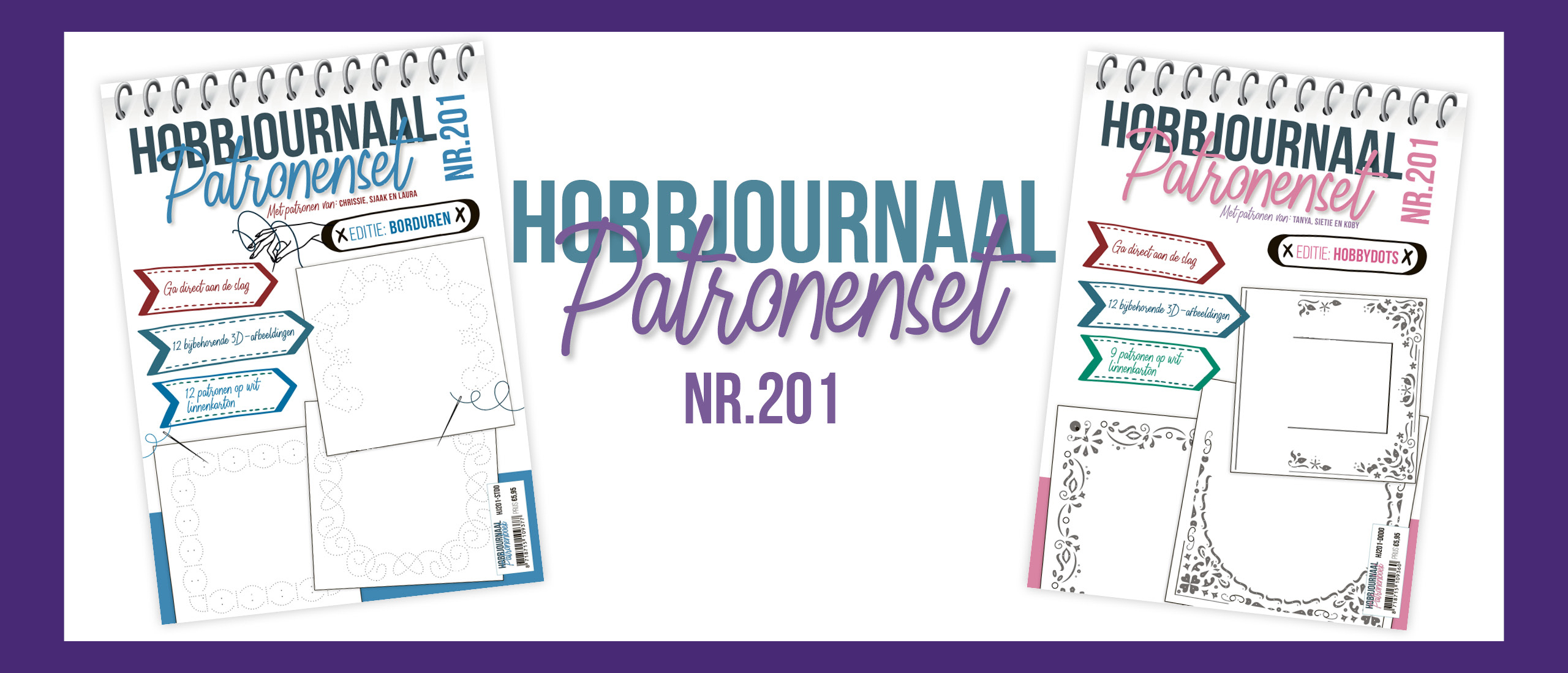 Hobbyjournaal Patronenset 201 - Dot and Do (HJ201-DODO)