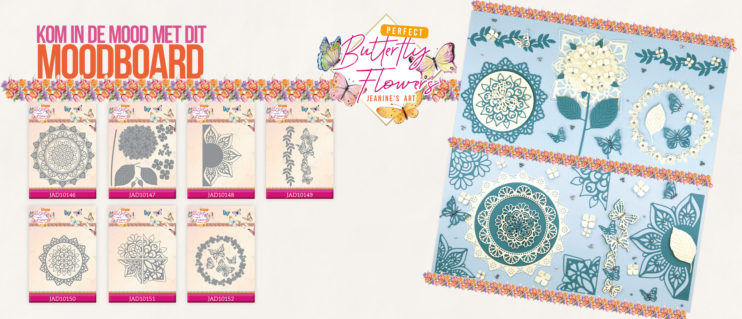 Tips en trucs met Perfect Butterfly Flowers van Jeanine's Art