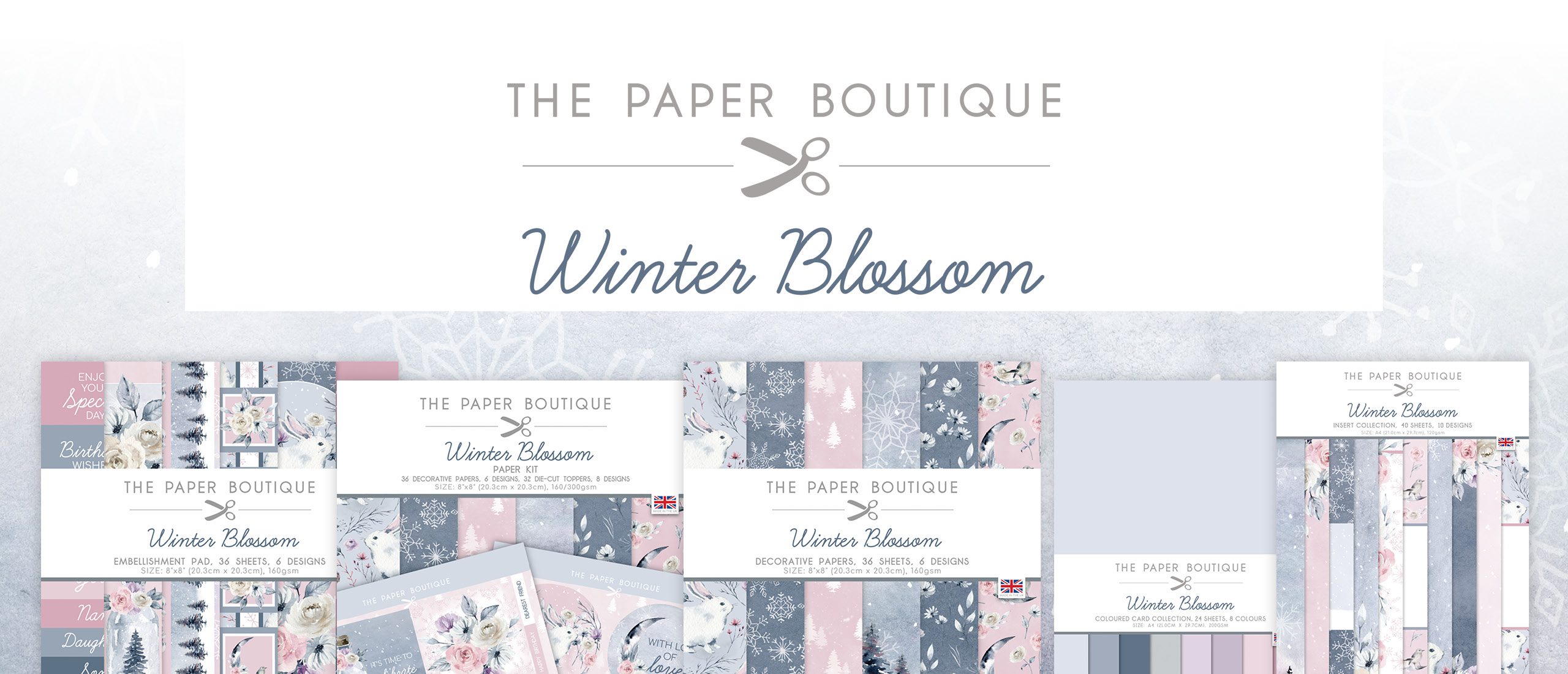 The Paper Boutique Winter Blossom Collection