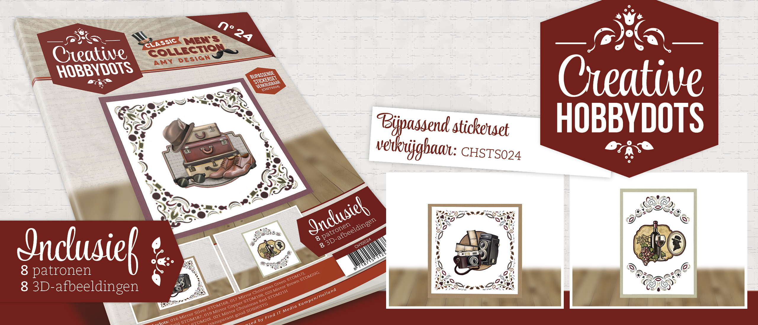 Creative Hobbydots 24 - Amy Design - Classic Men's Collection