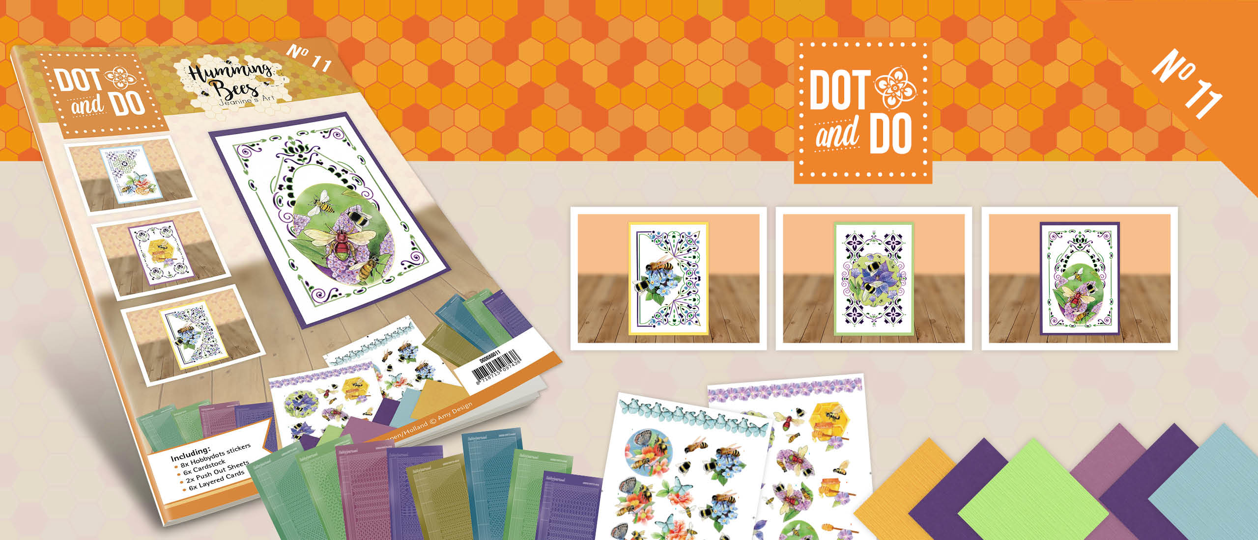 Dot and Do Book 11- Jeanine's Art - Humming bees DODOA6011