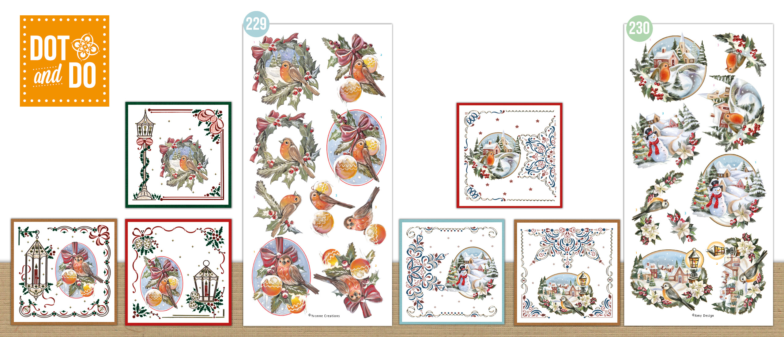 Dot and Do 229-230: Yvonne Creations - Christmas Miracle + Amy Design - From Santa With Love (DODO229-DODO230)