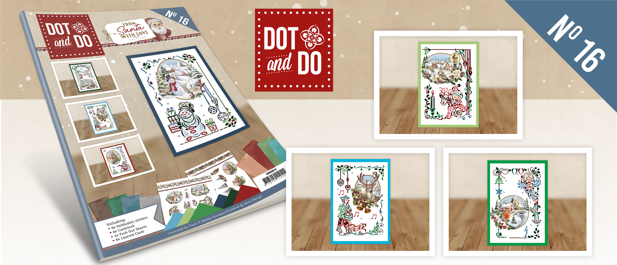 Dot and Do Book 16 - Amy Design - From Santa with Love  (DODOA6016)