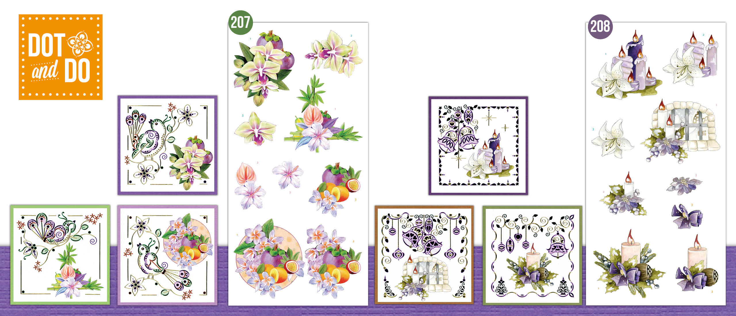 Dot and Do 207 en 208 Exotic Flowers en The Best Christmas Ever