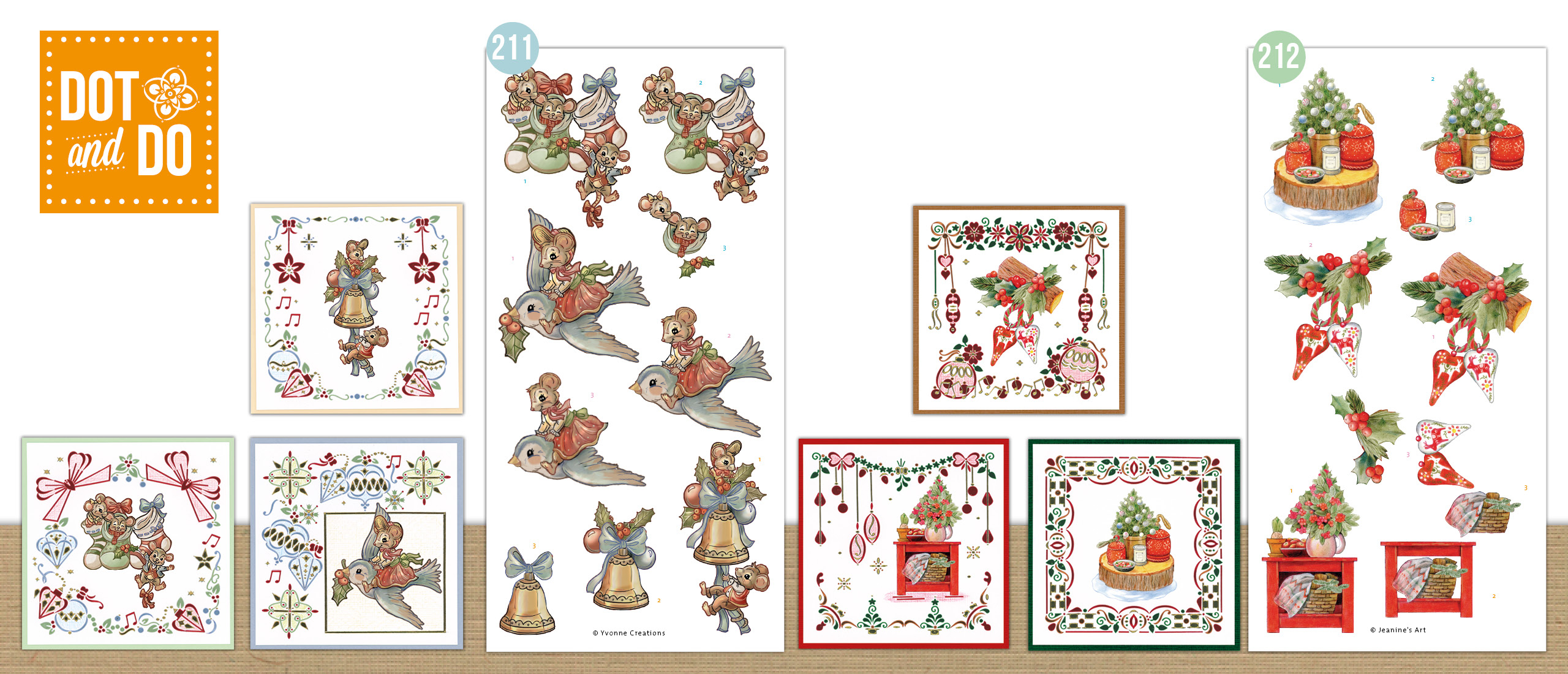 Dot and Do 211 en 212 - Have a Mice Christmas - Christmas Cottage
