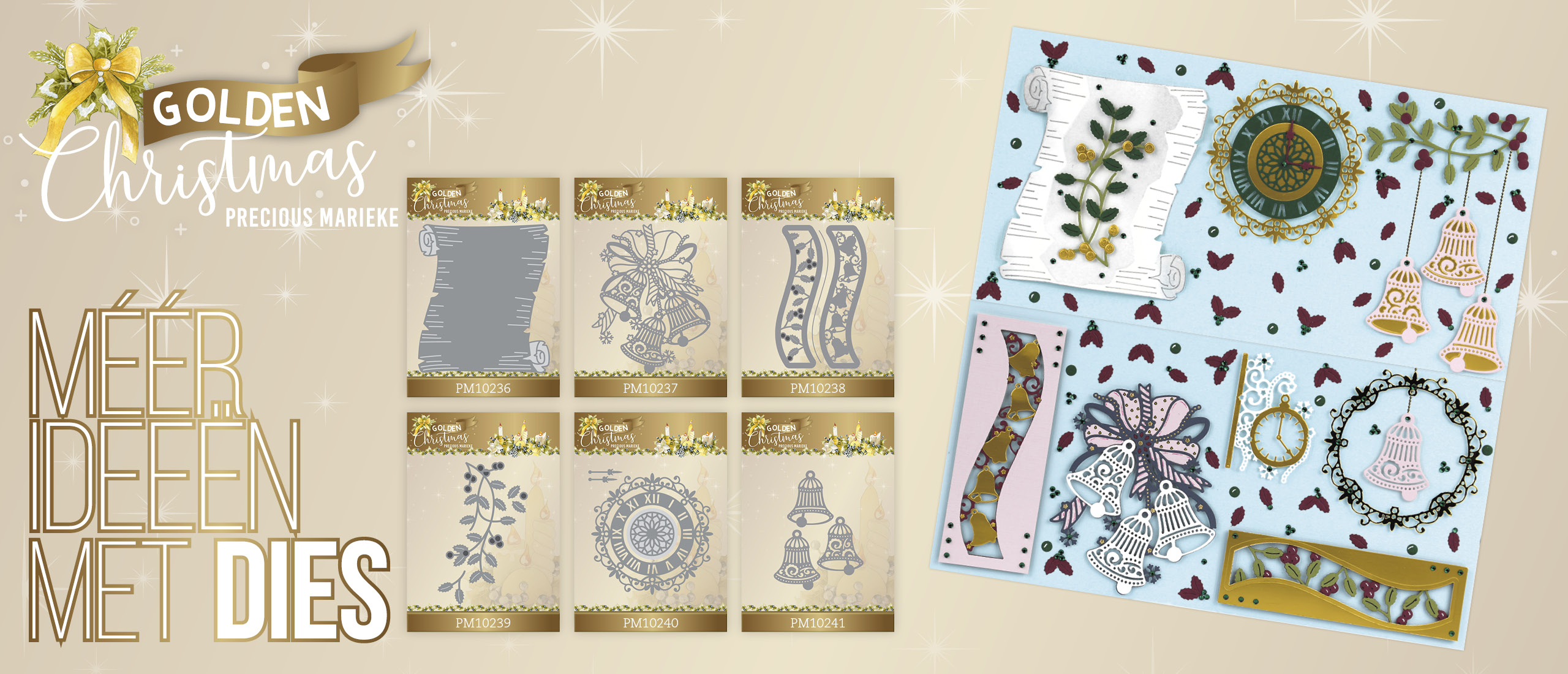 Moodboard Golden Christmas gratis downloaden