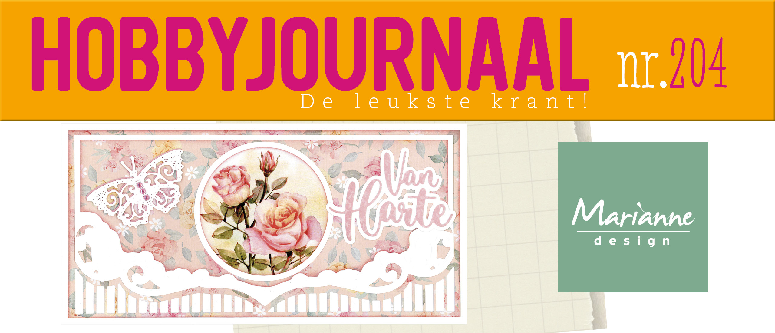 Marianne Design in Hobbyjournaal 204