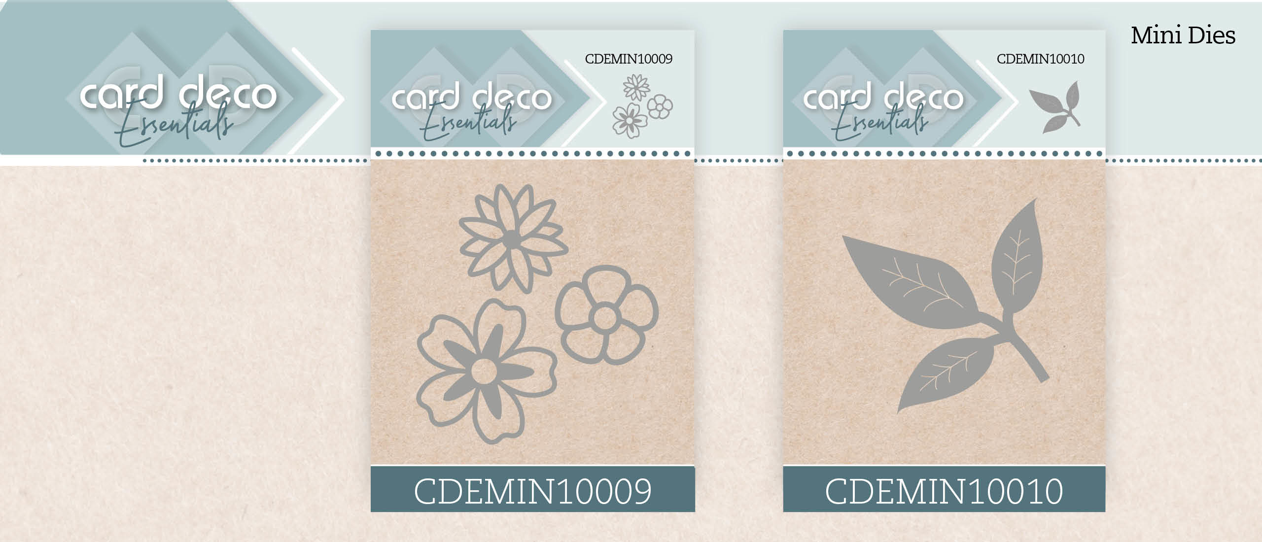 2 Mini Dies -  Card Deco Essentials