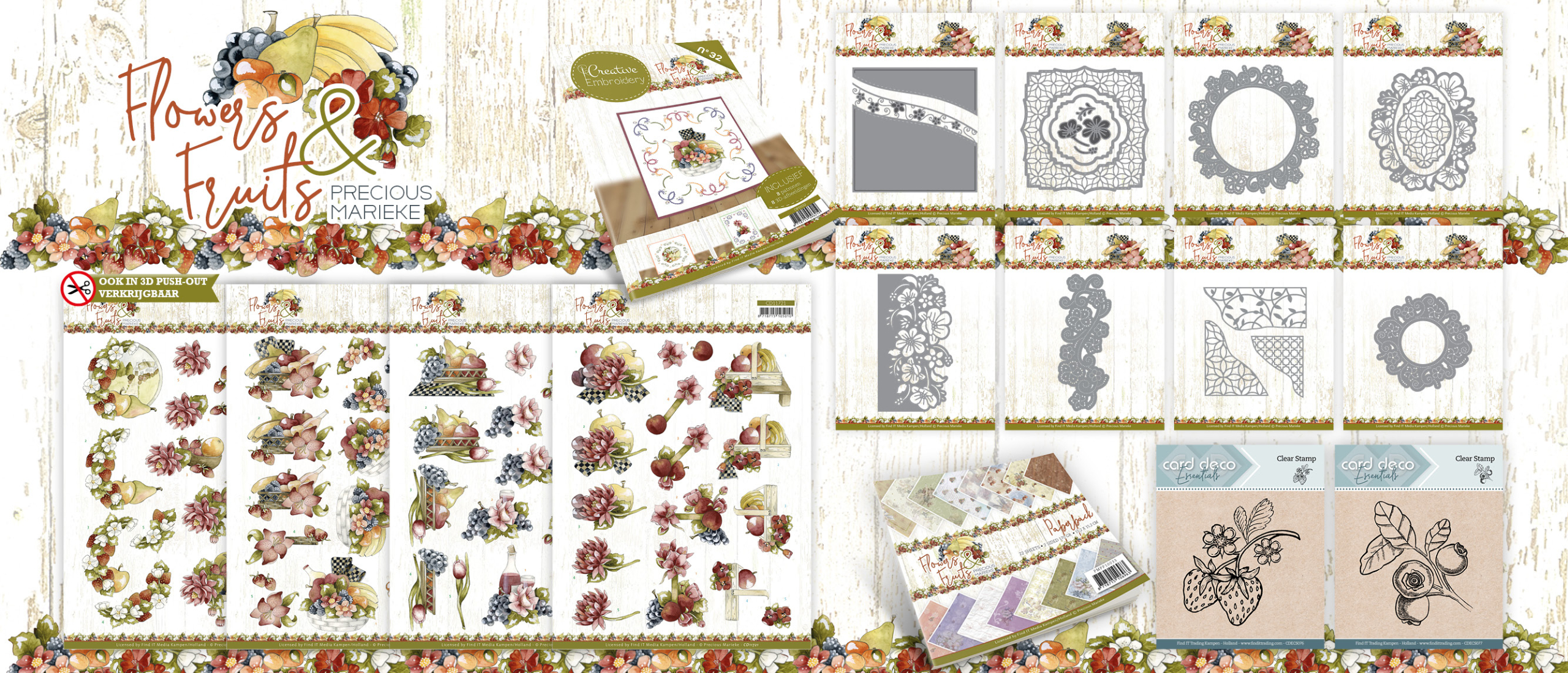 Flowers and Fruits collectie - Precious Marieke