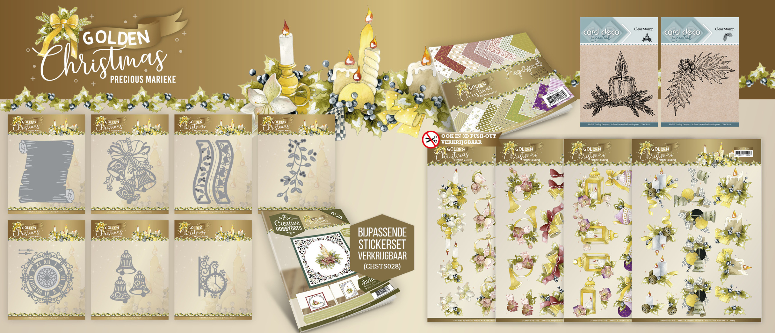 Nieuwe collectie Golden Christmas van Precious Marieke