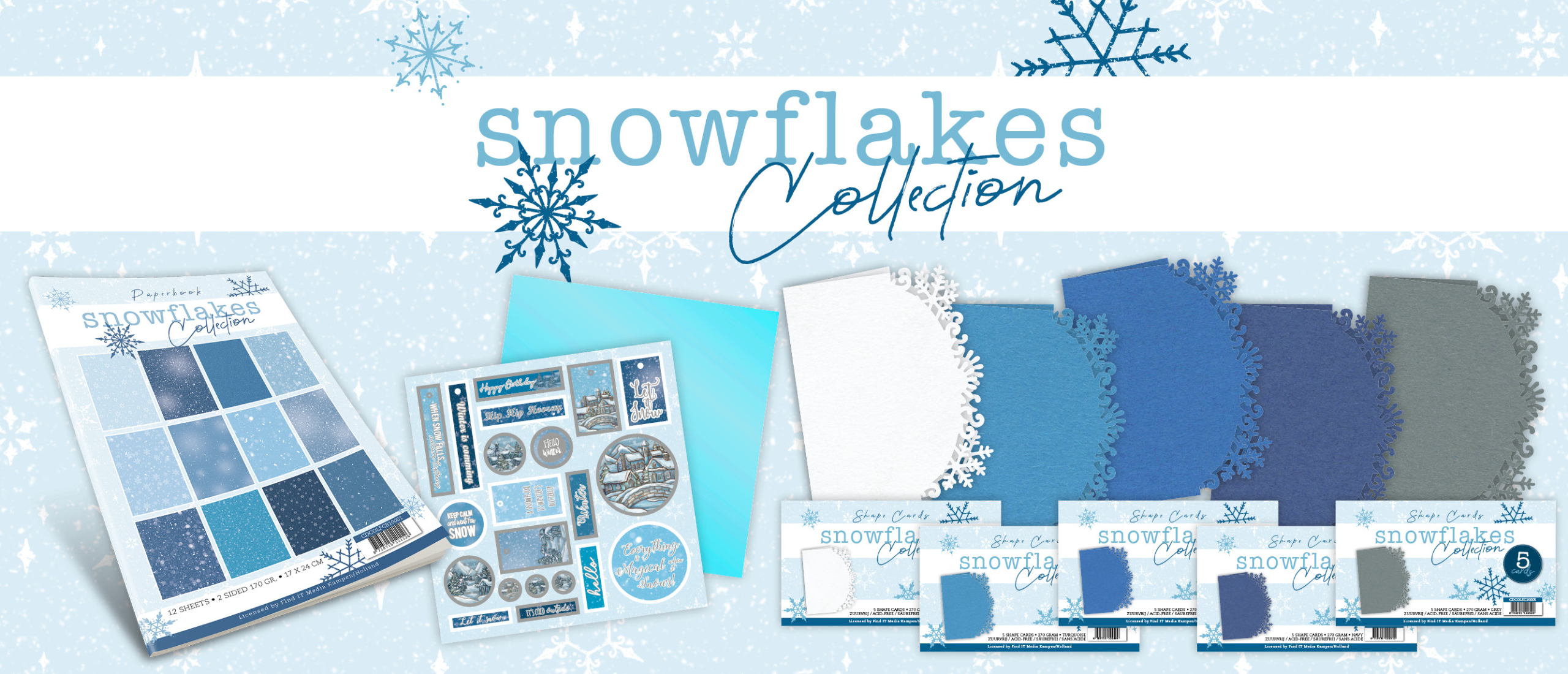 The Snowflake Collection van Card Deco Essentials